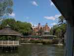 The Haunted Mansion from the boat