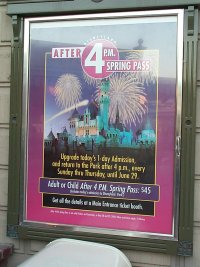 after 4pm ticket poster
