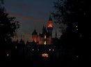 night shot of castle