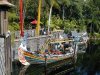 colorful boat at Animal Kingdom