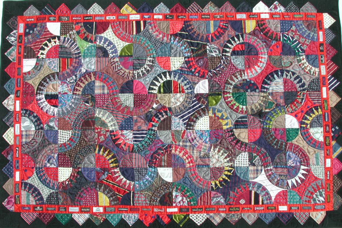 Tie Quilt - larger picture