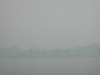smoke from boat
