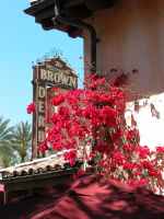 flowers at Brown Derby