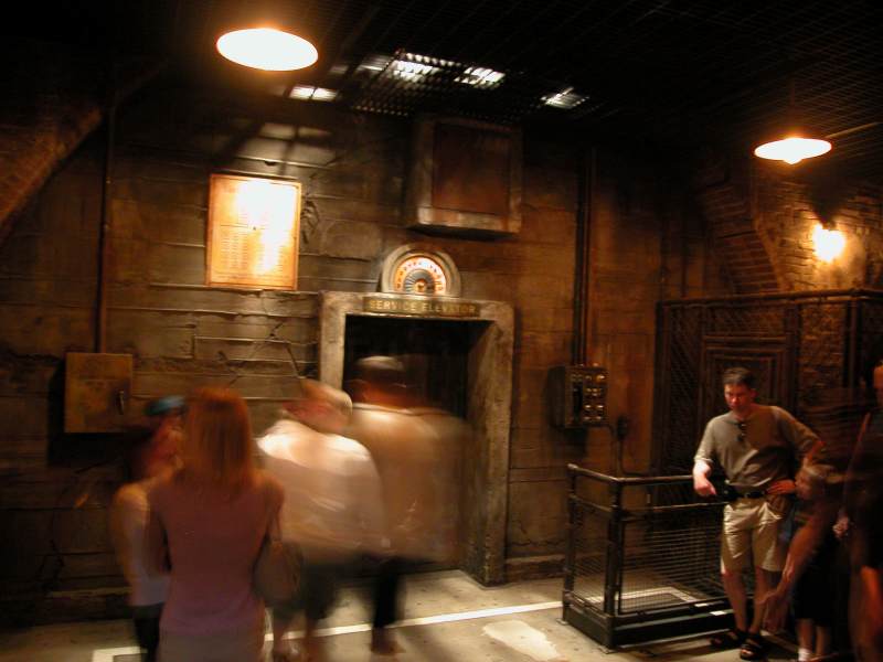 Tower of Terror elevator