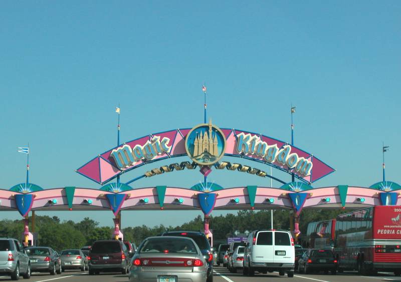 Magic Kingdom parking entrance