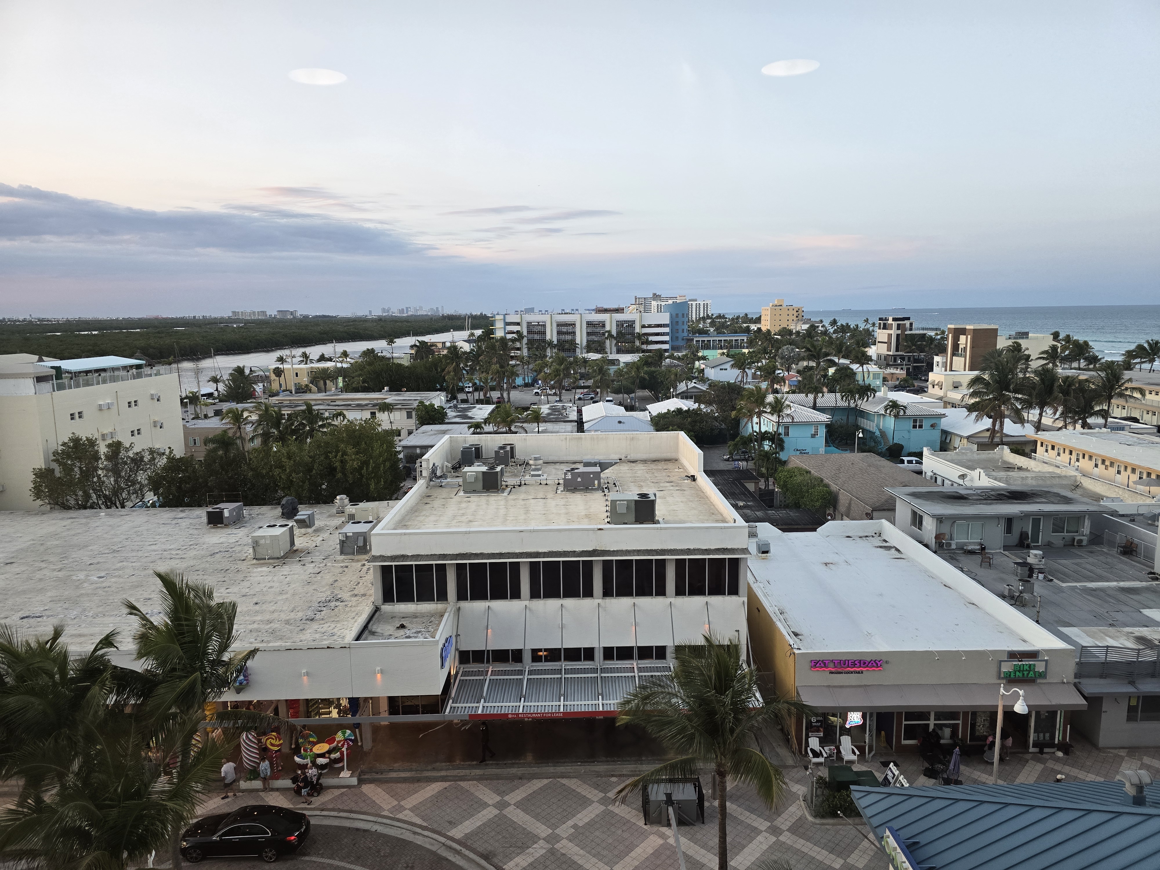 From Margaritaville Parking garage - Johnson Street